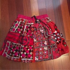All things Mochi embroidered pom Pom/ mirrored skirt size/ one size/ elastic